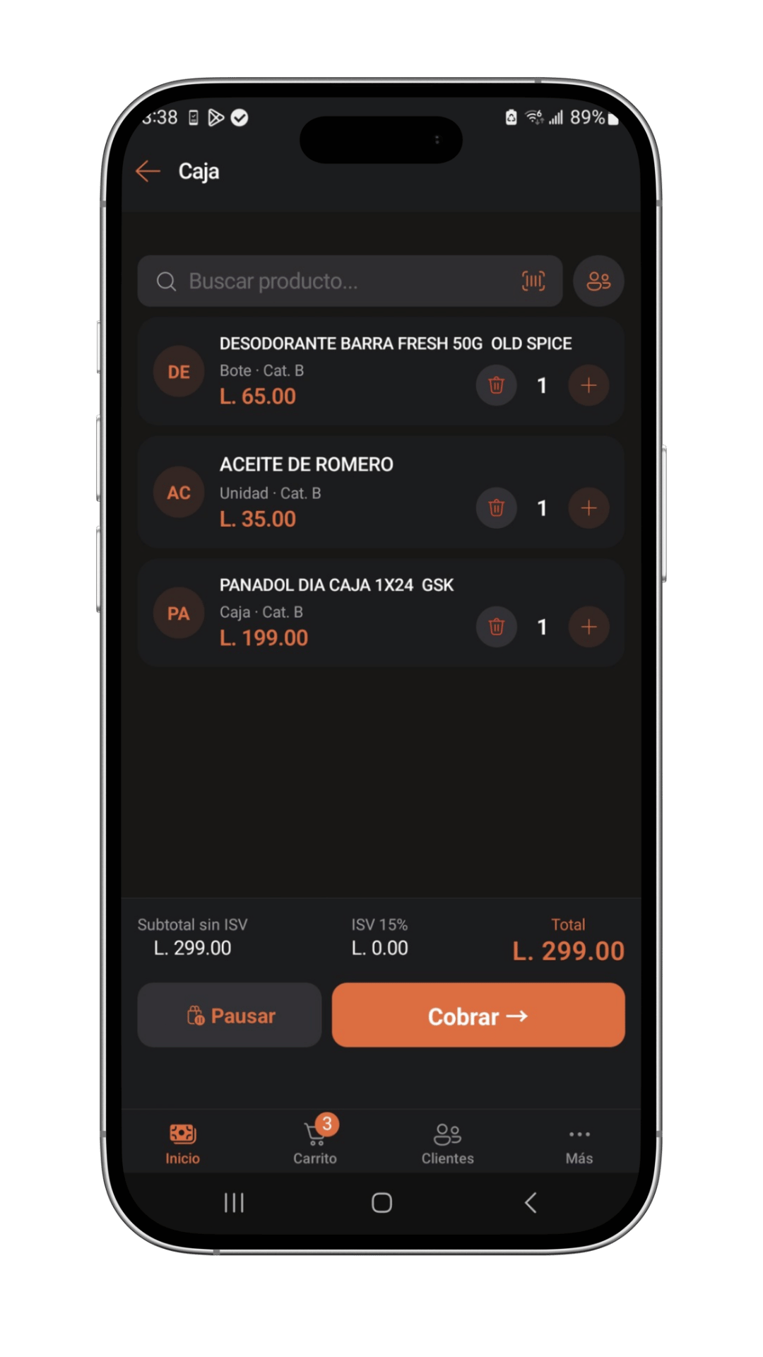 Paynyk — Caja en móvil